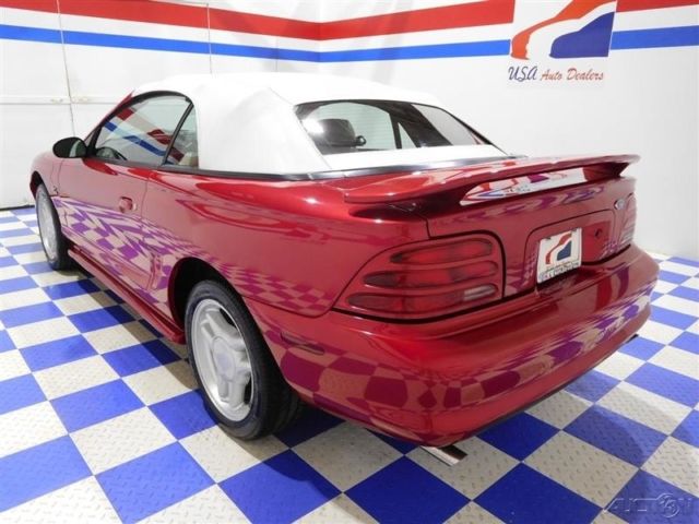 1994 Red Ford Mustang Convertible