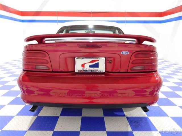 1994 Red Ford Mustang Convertible