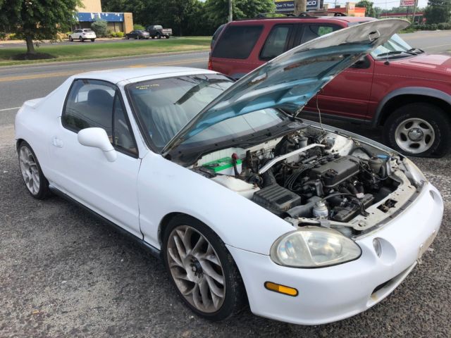 1994 White Honda Del Sol Coupe