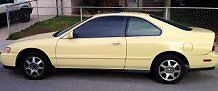 1994 Yellow Honda Accord Coupe