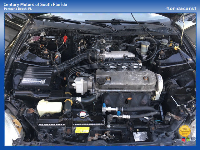 1994 Black Honda Del Sol Convertible