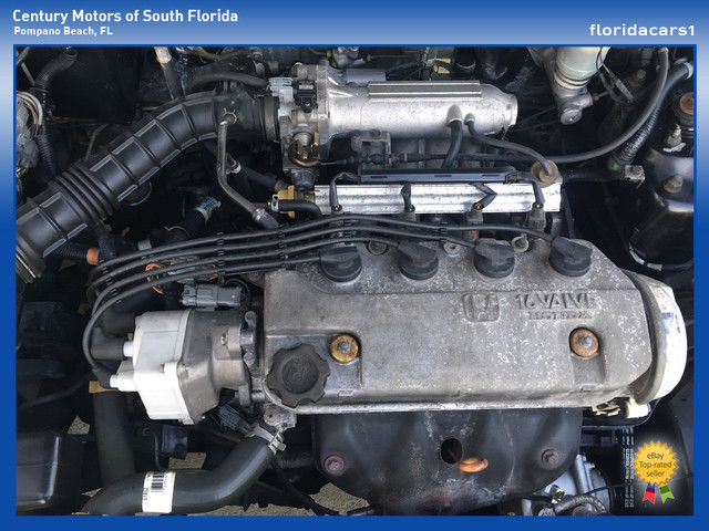 1994 Black Honda Del Sol Convertible