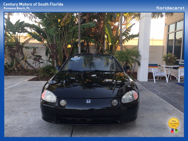 1994 Black Honda Del Sol Convertible