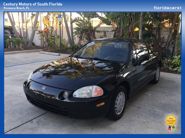 1994 Black Honda Del Sol Convertible
