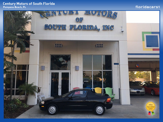 1994 Black Honda Del Sol Convertible