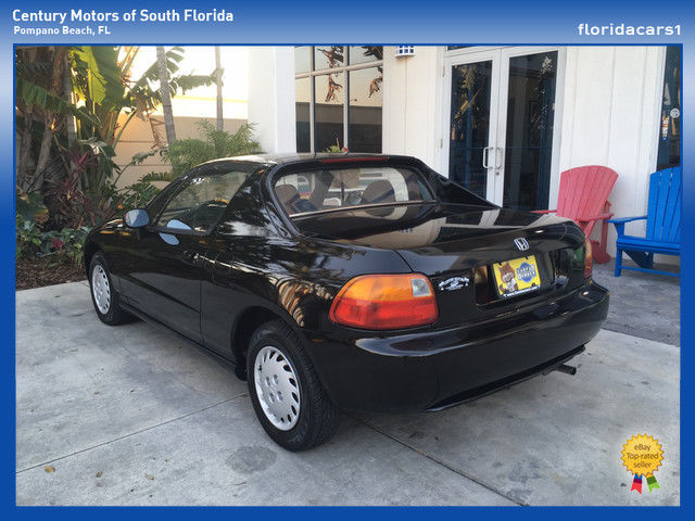 1994 Black Honda Del Sol Convertible
