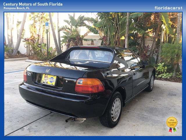 1994 Black Honda Del Sol Convertible