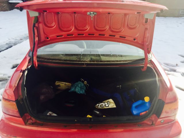 1994 Red Honda Civic Coupe