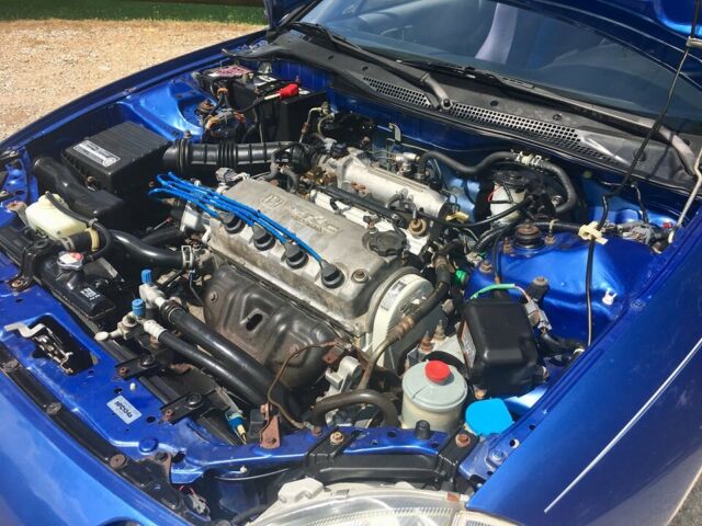 1994 Blue Honda Del Sol Convertible