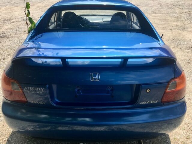 1994 Blue Honda Del Sol Convertible