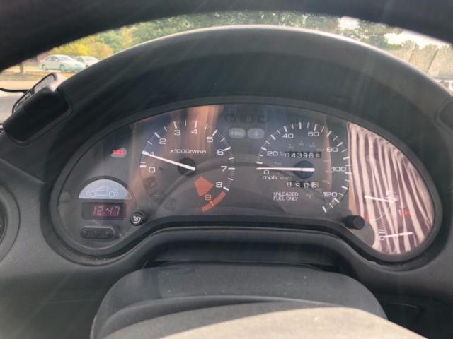 1994 Black Honda Del Sol Convertible