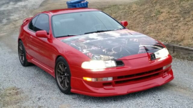 1994 Red Honda Prelude Coupe