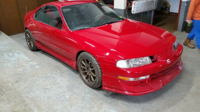 1994 Red Honda Prelude Coupe