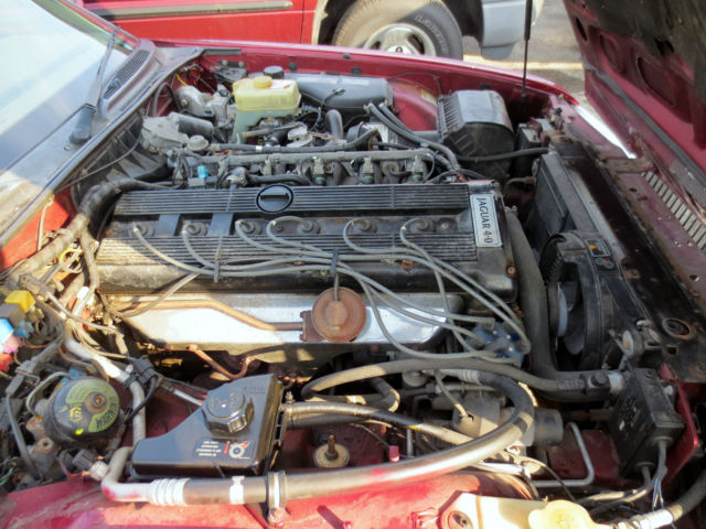 1994 Burgundy Jaguar XJ Sedan