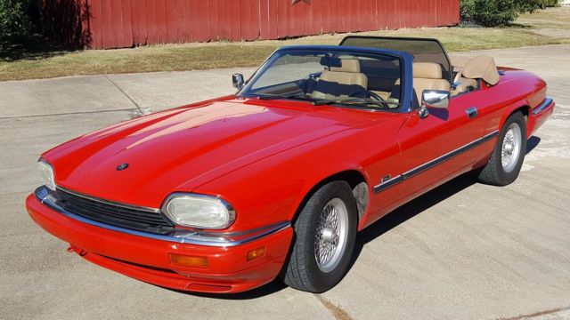 1994 Red Jaguar XJS Convertible