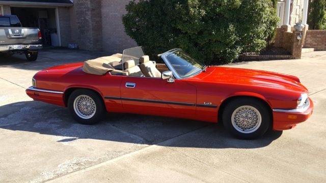 1994 Red Jaguar XJS Convertible