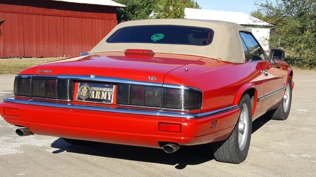 1994 Red Jaguar XJS Convertible