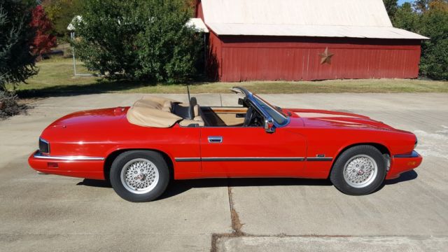 1994 Red Jaguar XJS Convertible