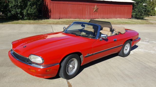 1994 Red Jaguar XJS Convertible