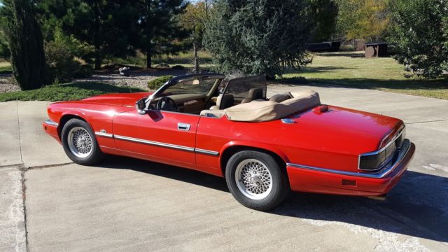 1994 Red Jaguar XJS Convertible