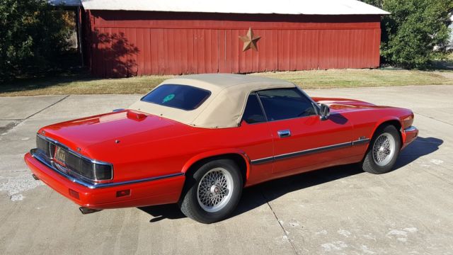 1994 Red Jaguar XJS Convertible