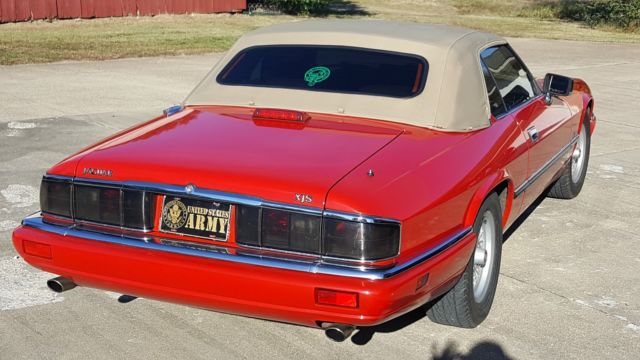 1994 Red Jaguar XJS Convertible