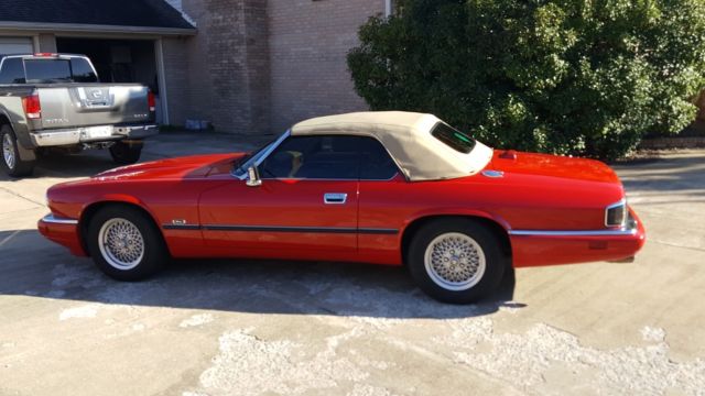 1994 Red Jaguar XJS Convertible