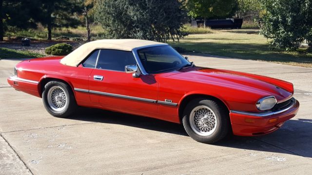 1994 Red Jaguar XJS Convertible