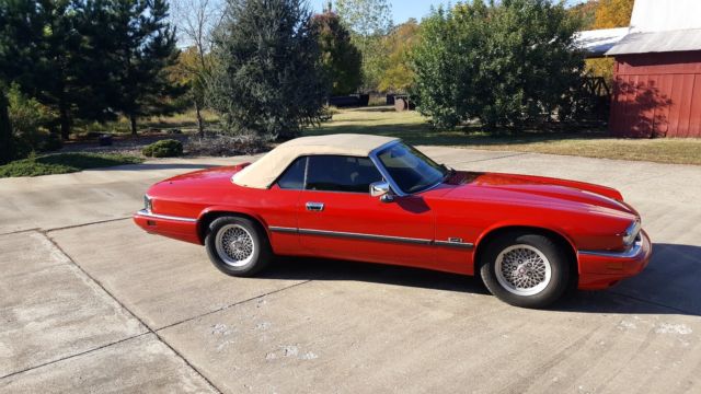 1994 Red Jaguar XJS Convertible