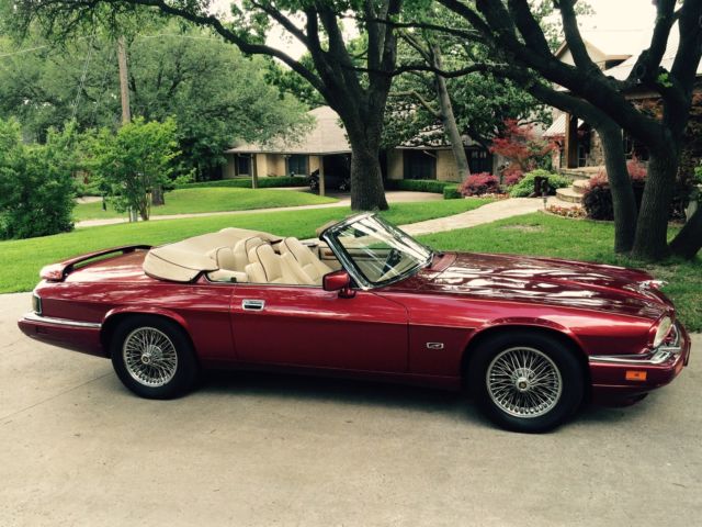 1994 Red Jaguar XJS Convertible