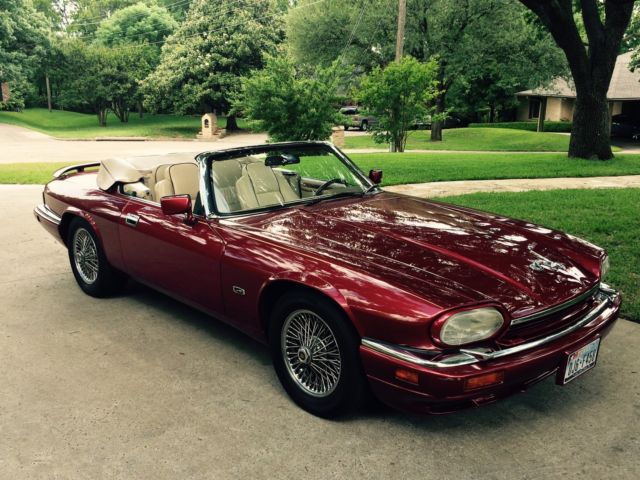 1994 Red Jaguar XJS Convertible
