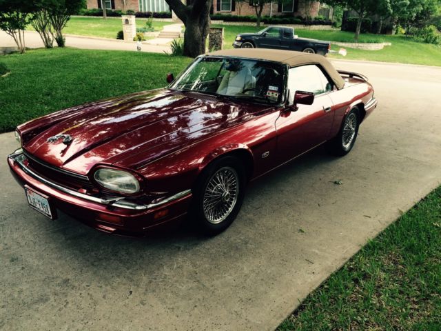 1994 Red Jaguar XJS Convertible
