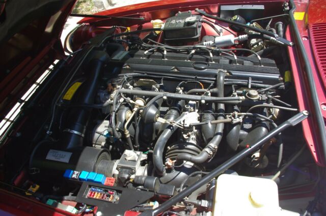 1994 Flamico Mica Red Jaguar XJS Convertible