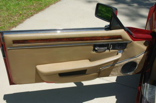 1994 Flamico Mica Red Jaguar XJS Convertible