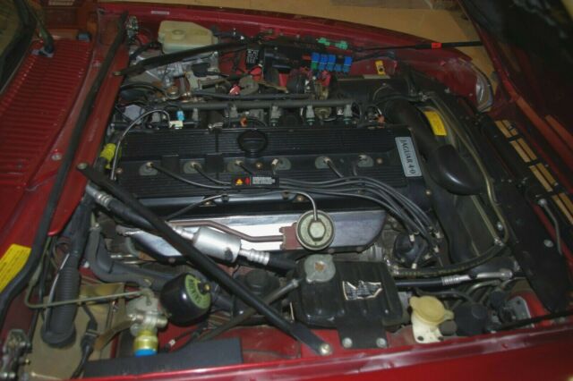 1994 Flamico Mica Red Jaguar XJS Convertible