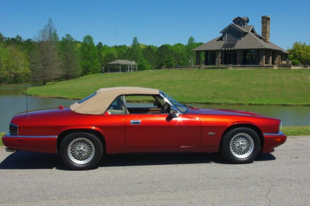 1994 Flamico Mica Red Jaguar XJS Convertible
