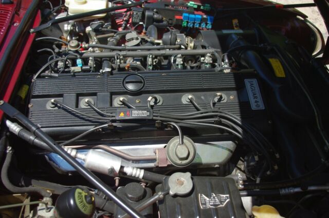 1994 Flamico Mica Red Jaguar XJS Convertible