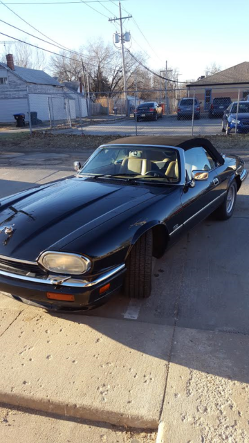 1994 Black Jaguar XJS Convertible