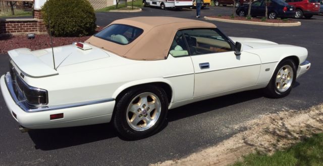 1994 White Jaguar XJS Convertible