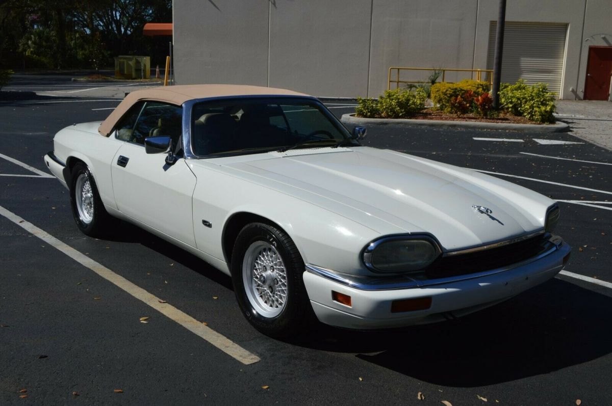1994 White Jaguar XJS Convertible