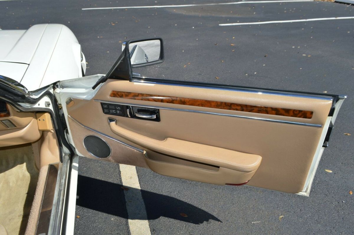 1994 White Jaguar XJS Convertible
