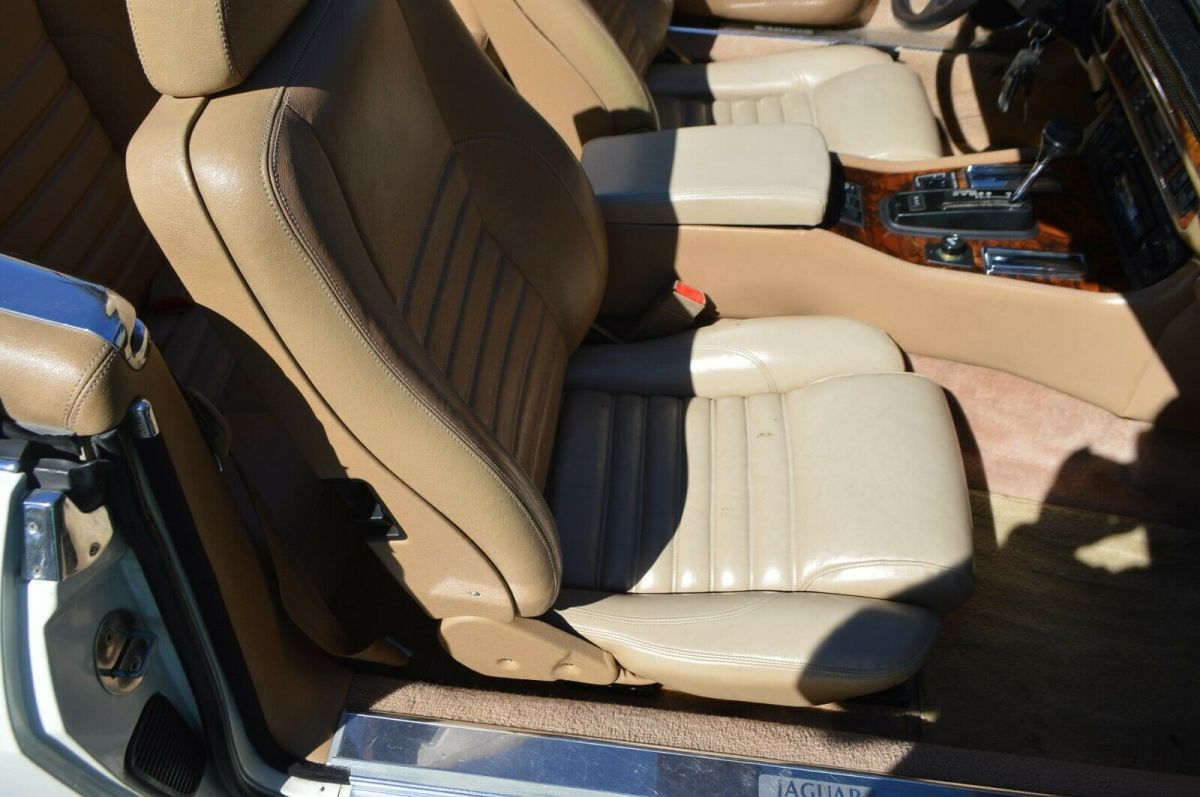 1994 White Jaguar XJS Convertible