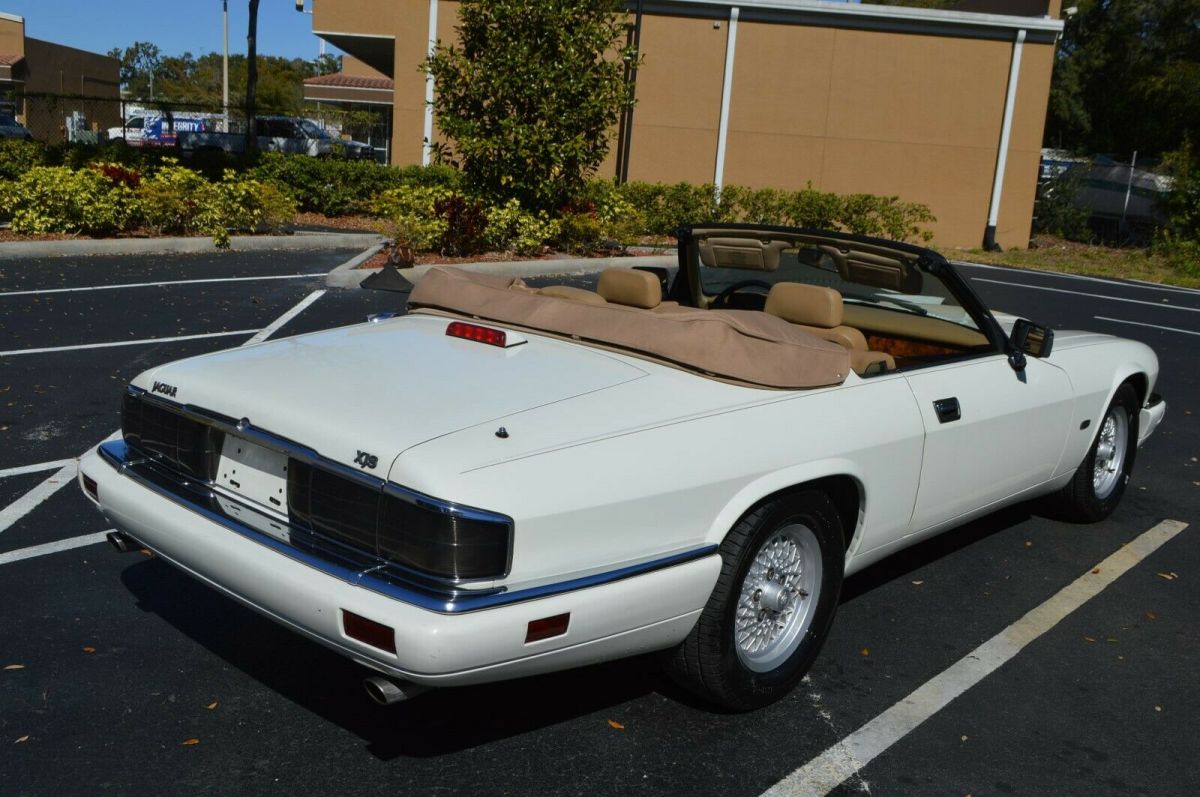 1994 White Jaguar XJS Convertible