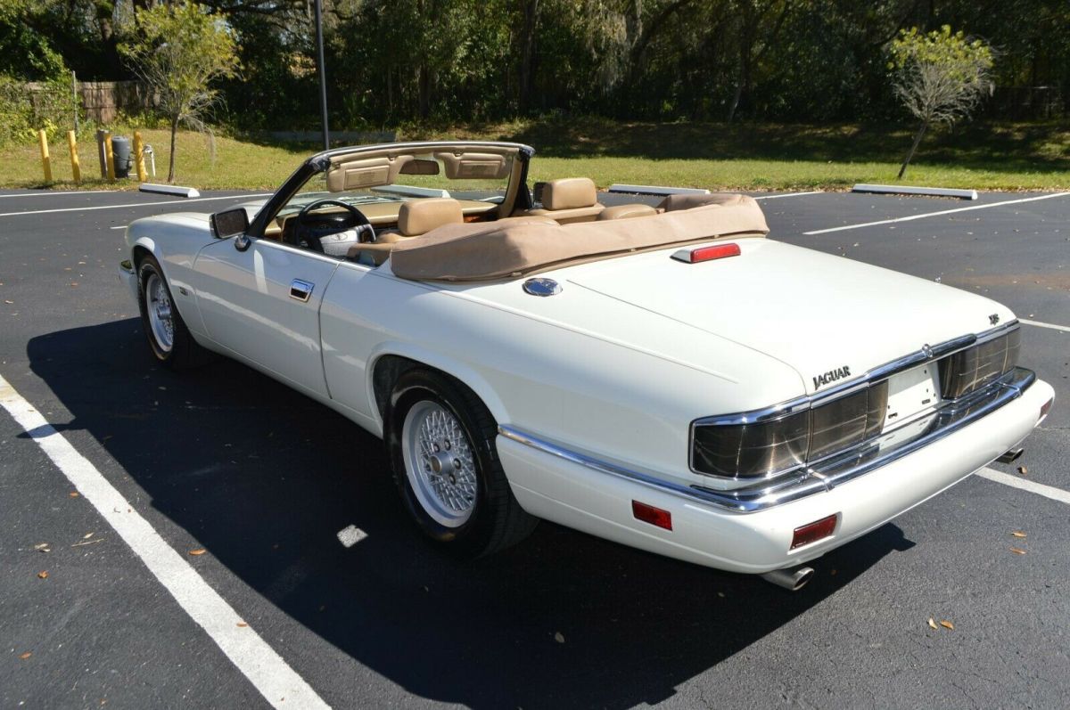 1994 White Jaguar XJS Convertible