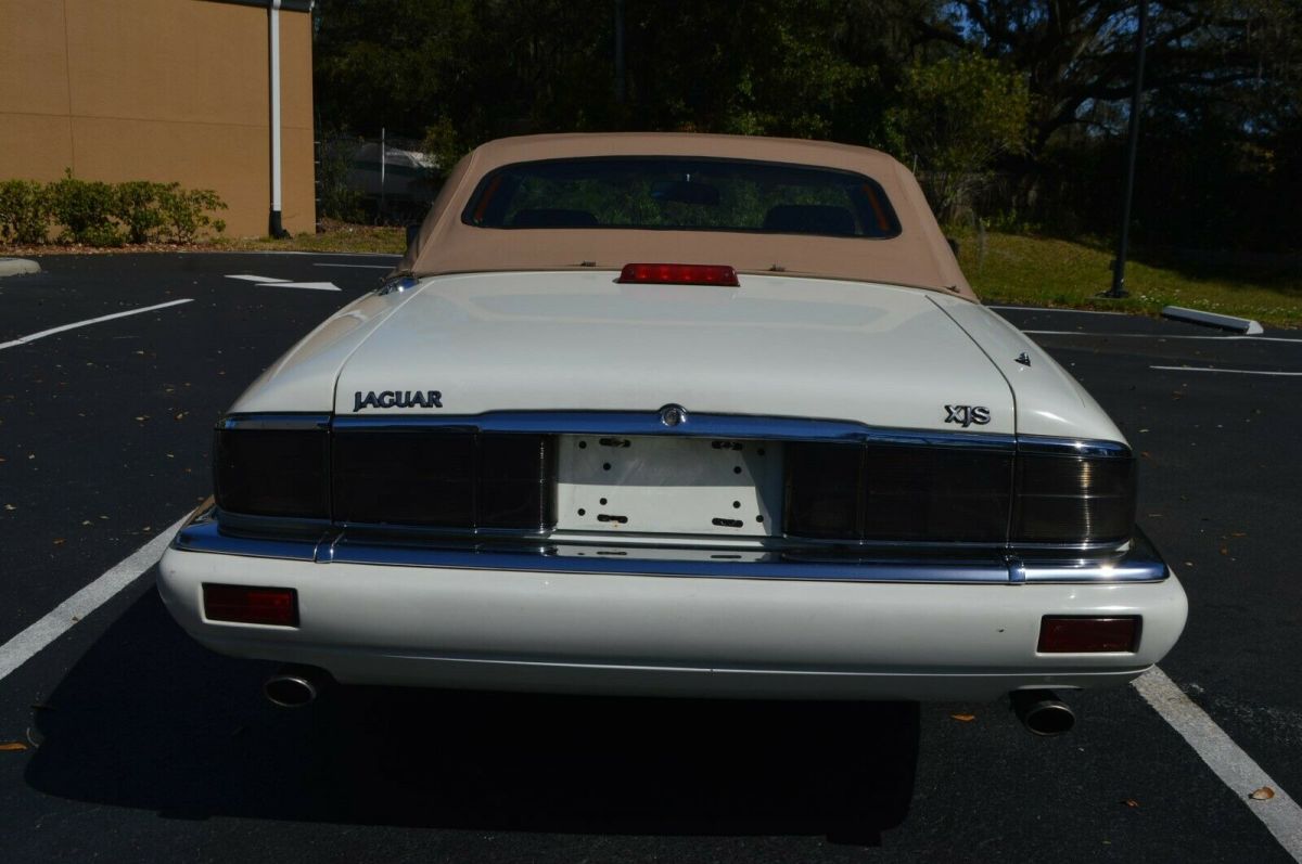 1994 White Jaguar XJS Convertible