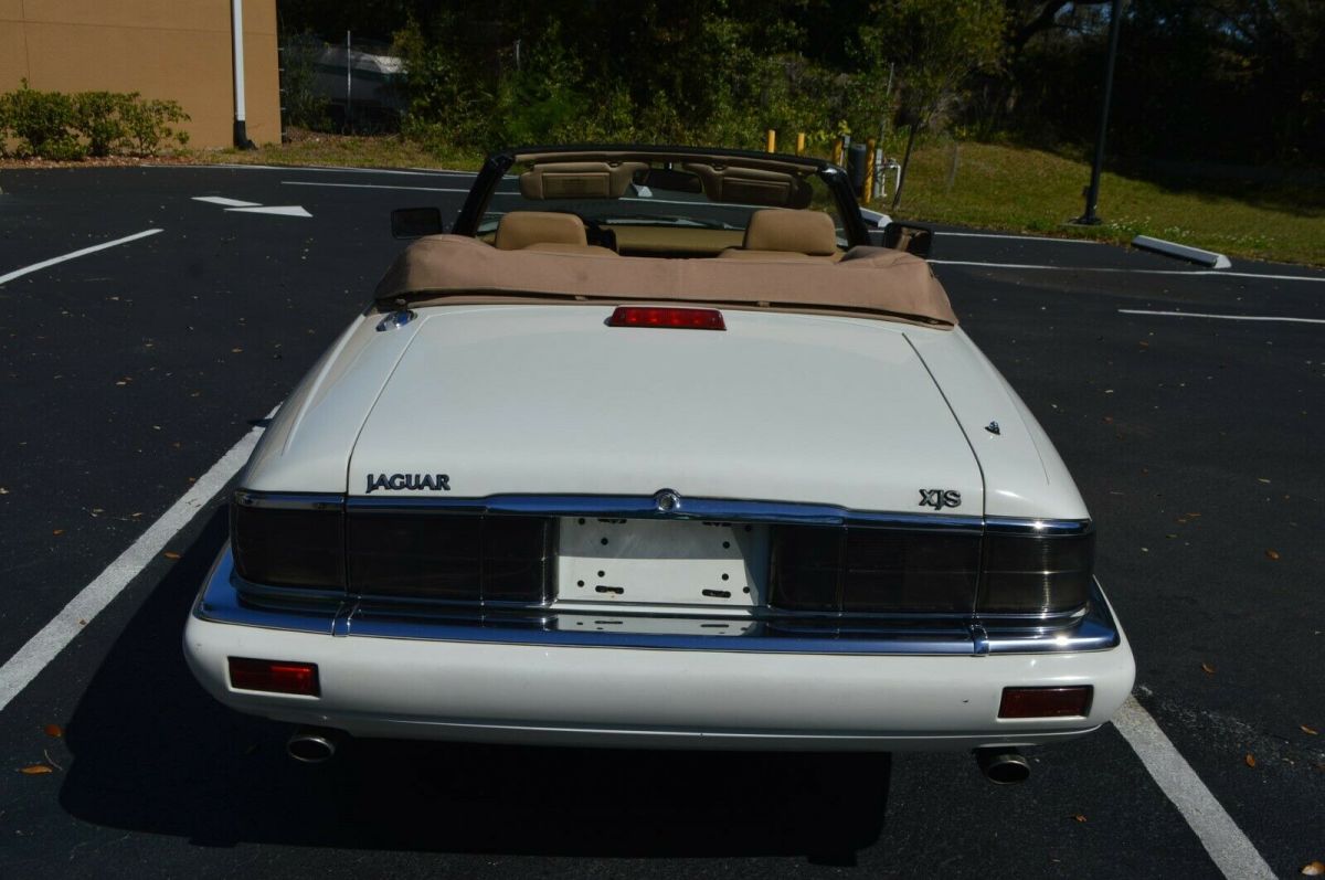 1994 White Jaguar XJS Convertible