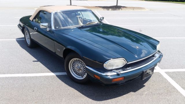 1994 British Racing Green Jaguar XJS Convertible