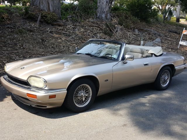 1994 Champagne Jaguar XJS Convertible