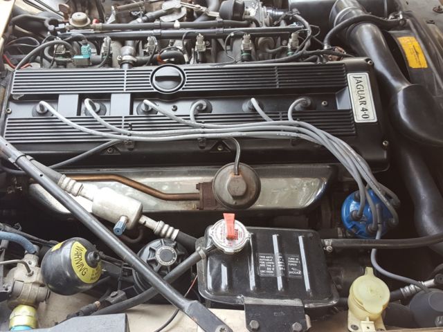 1994 Champagne Jaguar XJS Convertible