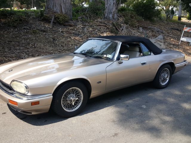 1994 Champagne Jaguar XJS Convertible